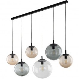 Φωτιστικό Οροφής - Ράγα Esme 4797 130x3x150cm 6xE27 15W Multi TK Lighting MULTI