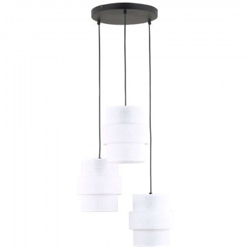 Φωτιστικό Οροφής Calisto 6018 45x45x145cm 3xE27 15W White TK Lighting