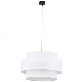 Pendant Lamp Calisto 5363 D50x110cm 3xE27 15W White TK Lighting WHITE