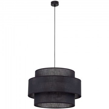 Pendant Lamp Calisto 5099 D50x110cm 3xE27 15W Black TK Lighting