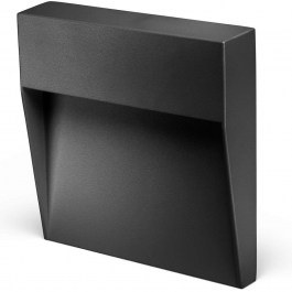 Φωτιστικό Τοίχου - Απλίκα Bilba BILBAO6GQ 15,9x2,8x15,9cm Led 580lm 6W 4000K Antracite Bot Lighting ANTHRACITE