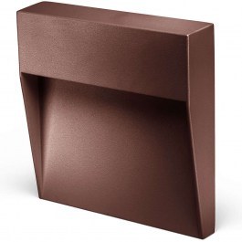 Φωτιστικό Τοίχου - Απλίκα Bilba BILBAO6CQ 15,9x2,8x15,9cm Led 580lm 6W 4000K Corten Bot Lighting CORTEN