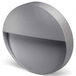 Φωτιστικό Τοίχου - Απλίκα Bilba BILBAO6MR Φ15,9x3,2cm Led 580lm 6W 4000K Grey Bot Lighting GREY