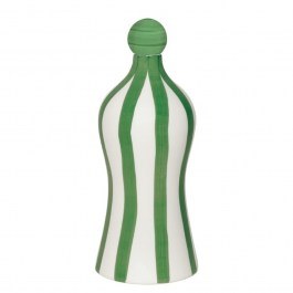 Διακοσμητικό Μπουκάλι Κεραμικό Lido RIG1505 11x26,4cm White-Green Zafferano WHITE-GREEN