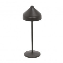 Rechargeable Table Lamp Amelie Led LD1090D3 12x34cm 3W IP65 Black Zafferano BLACK
