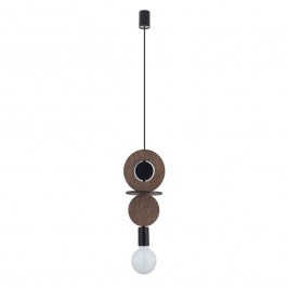 Ceiling Light Drops Wood C 11175 16x216,5cm 1xE27 25W Walnut-Black Nowodvorski WALNUT-BLACK