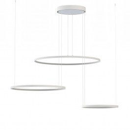 Φωτιστικό Οροφής Circolo 11602 125x140cm 45W 3000K 1600lm Led White Nowodvorski WHITE
