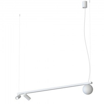 Φωτιστικό Οροφής Fourty 11445 12-16.5x101-107x160cm 10W White Nowodvorski