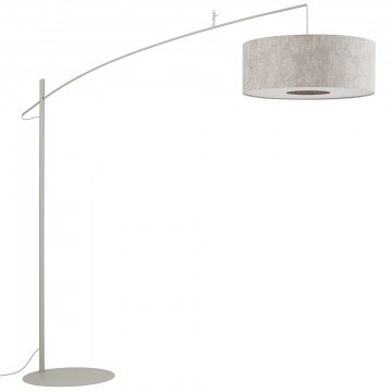 Floor Lamp Poise B 11685 65-200x255x230 25W Beige-Grey Nowodvorski