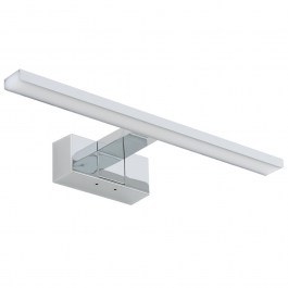 Φωτιστικό Μπάνιου Επιτοίχιο Cezanne S 10665 40x5.1cm 8W 3000K 600lm Led Chrome Nowodvorski CHROME