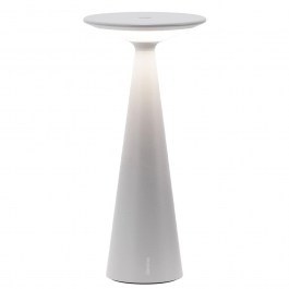 Rechargeable Table Lamp Damina LD1600Y3 Φ9x19,3cm 1,8W LED 2200/2700/3000K 164/171/185Lm Light Grey Mat Zafferano LIGHT GREY