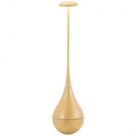 Rechargeable Table Lamp Dondolina LD1110O3 Φ9x37,6cm 2,2W LED 2200/2700/3000K 224/280/308Lm Gold Mat Zafferano GOLD