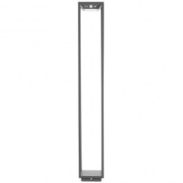 Φωτιστικό Δαπέδου Ηλιακό Home LD0257G3 14x14x100cm 2,2W 3000K 415Lm Dark Grey Zafferano DARK GREY