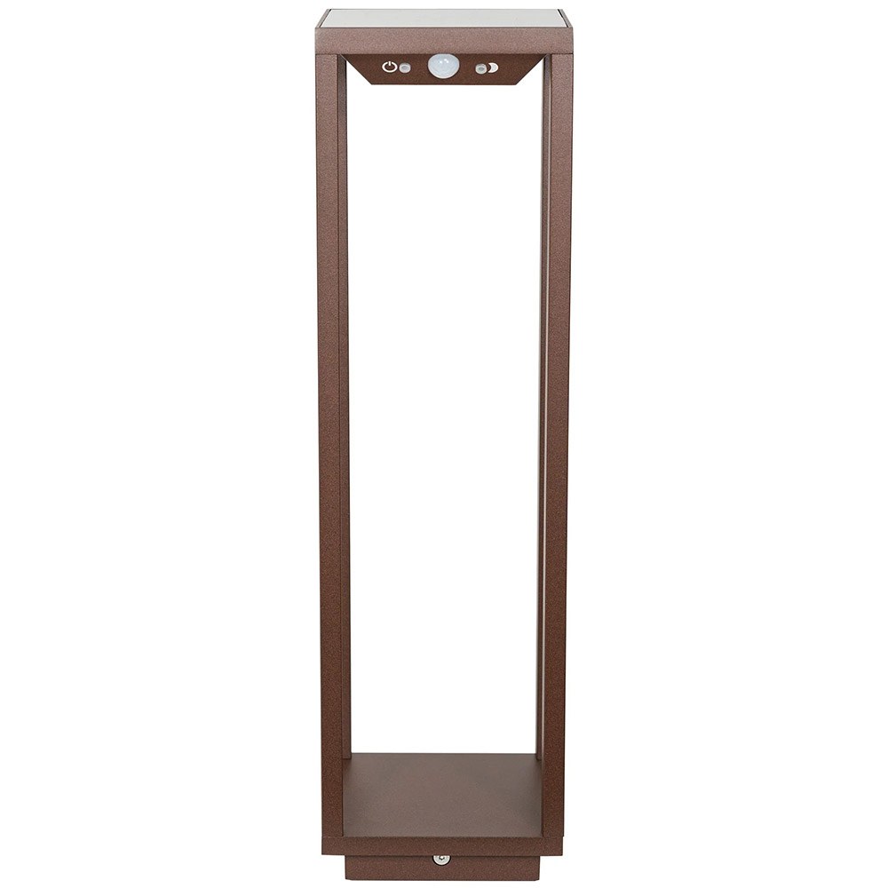 Φωτιστικό Δαπέδου Ηλιακό Home LD0256R3 14x14x50cm 2,2W 3000K 415Lm Rust Zafferano
