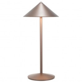 Rechargeable Table Lamp Pina L LD2660W3 Φ26x55cm LED 6W 2200/2700/3000K 554/655/663Lm Bronze Mat Zafferano BRONZE