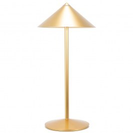 Rechargeable Table Lamp Pina L LD2660O3 Φ26x55cm LED 6W 2200/2700/3000K 554/655/663Lm Gold Mat Zafferano GOLD