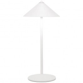 Rechargeable Table Lamp Pina L LD2660B3 Φ26x55cm LED 6W 2200/2700/3000K 554/655/663Lm White Mat Zafferano WHITE