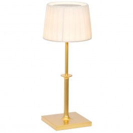 Rechargeable Table Lamp Poldina Classic LD1230O3 Φ12,2x32cm LED 2200/2700/3000K 205/209/225Lm Gold Mat-Ivory Zafferano GOLD