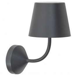 Φωτιστικό Τοίχου - Απλίκα Poldina LD0348N3 17,5x19,7x11cm 5,4W Led Triac 2700K 446Lm Dark Grey Zafferano DARK GREY