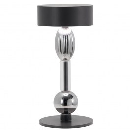 Rechargeable Table Lamp Royal Family Wi-Fi LD1160T3 Φ13,2x28cm 3,2W 2200-4000K 300-359Lm Titanium-Clear Zafferano TITANIUM