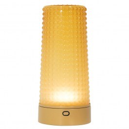 Φωτιστικό Επιτραπέζιο Επαναφορτιζόμενο Soffio LD1122O04 Φ9,5x20,7cm Led 2W 2200/2700/3000K 244/263/273Lm Gold Mat-Amber Zafferano GOLD