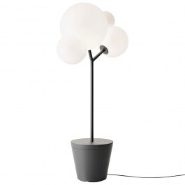 Floor Lamp Tree Of Light LL1450D3 89,5x50x185cm 2xE27 2x70W Max Black-White Zafferano BLACK