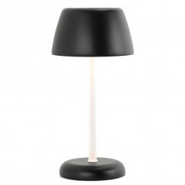Rechargeable Table Lamp Trilli Wi-Fi LD2090BD 16,2x33,2cm 3,2W Led 2200-4000K 300-359Lm White-Black Mat Zafferano BLACK