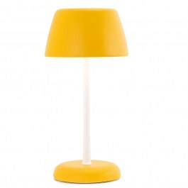 Rechargeable Table Lamp Trilli Wi-Fi LD2090BH 16,2x33,2cm 3,2W Led 2200-4000K 300-359Lm White-Ochre Mat Zafferano OCHRE