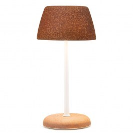 Rechargeable Table Lamp Trilli Wi-Fi LD2090BR 16,2x33,2cm 3,2W Led 2200-4000K 300-359Lm White-Rust Mat Zafferano RUST