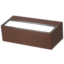 Φωτιστικό Τοίχου - Απλίκα Nives2 NIVES220CK LED 20W 3000/4000/5000K 1600lm 22x7,1x5,2cm Corten Bot Lighting CORTEN