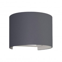Wall Light - Sconce Marbella Round MARBELLA10GRK LED 2x5W 3000/4000/5500K 480lm 13,5x11,5x10cm Anthracite Bot Lighting ANTHRACITE