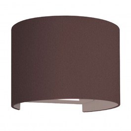 Wall Light - Sconce Marbella Round MARBELLA10CRK LED 2x5W 3000/4000/5500K 480lm 13,5x11,5x10cm Corten Bot Lighting CORTEN