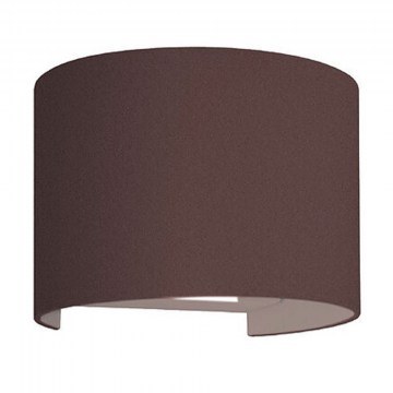 Wall Light - Sconce Marbella Round MARBELLA10CRK LED 2x5W 3000/4000/5500K 480lm 13,5x11,5x10cm Corten Bot Lighting