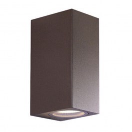 Φωτιστικό Τοίχου - Απλίκα Toledo2 2xGU10 Max 2x7W 16x6,8x7,8cm Corten Bot Lighting CORTEN