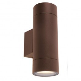 Φωτιστικό Τοίχου - Απλίκα Granada 2 Duo GRANADA22C 2xGU10 Max 7W Φ6,4x9,5x16,2cm Corten Bot Lighting CORTEN