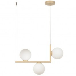 Pendant Light Andy 3 33610 3xG9 12W 52x14x Max 115cm Gold-Beige Sigma Lighting GOLD-BEIGE