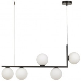 Pendant Light Andy 5 33611 5xG9 12W 90x14x Max 115cm Black Sigma Lighting BLACK