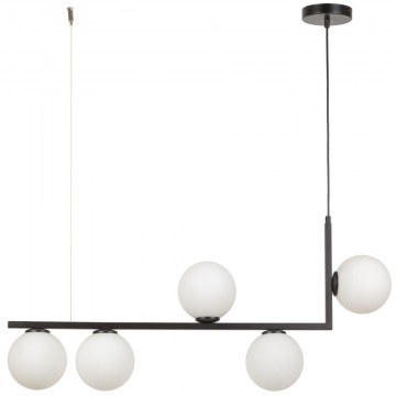 Pendant Light Andy 5 33611 5xG9 12W 90x14x Max 115cm Black Sigma Lighting