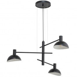 Pendant Light Artis 3 40527 3xE14 Max 40W 75x75x Max 80cm Black Sigma Lighting BLACK