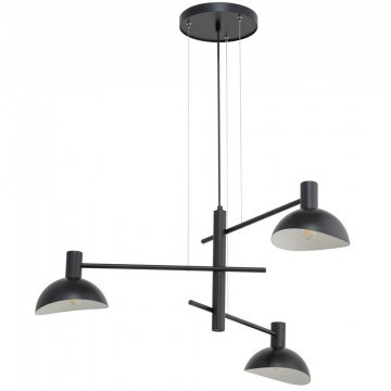 Φωτιστικό Οροφής Κρεμαστό Artis 3 40527 3xE14 Max 40W 75x75x Max 80cm Black Sigma Lighting