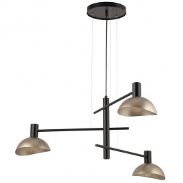Pendant Light Artis 3 40567 3xE14 Max 40W 75x75x Max 80cm Black-Gold Sigma Lighting BLACK-GOLD