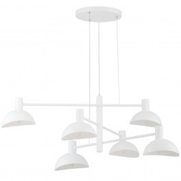 Pendant Light Artis 6 40532 6xE14 Max 40W 90x90x Max 70cm White Sigma Lighting WHITE