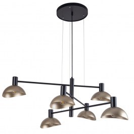 Pendant Light Artis 6 40569 6xE14 Max 40W 90x90x Max 70cm Black-Gold Sigma Lighting BLACK-GOLD