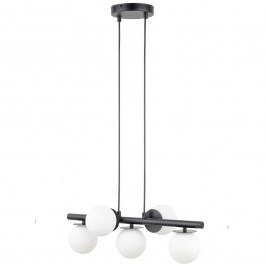 Pendant Light Avola 5 40787 5xG9 12W 54x24x Max 120cm Black-White Sigma Lighting BLACK-WHITE