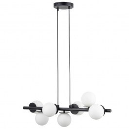 Pendant Light Avola 7 40788 7xG9 12W 74x24x Max 120cm Black-White Sigma Lighting BLACK-WHITE