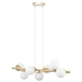 Pendant Light Avola 7 40796 7xG9 12W 74x24x Max 120cm Gold-White Sigma Lighting GOLD-WHITE