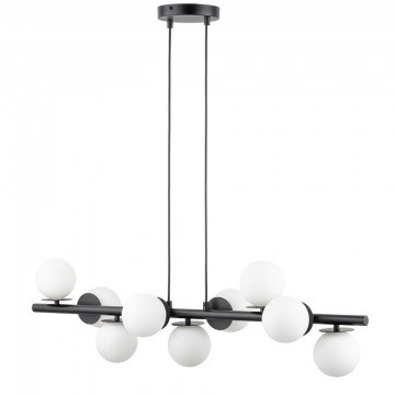 Pendant Light Avola 9 40789 9xG9 12W 91x24x Max 120cm Black-White Sigma Lighting