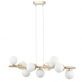 Pendant Light Avola 9 40797 9xG9 12W 91x24x Max 120cm Gold-White Sigma Lighting GOLD-WHITE