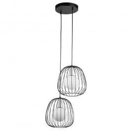 Pendant Light Bell 2 40724 2xG9 12W 24x38x Max 120cm Black-Silver Sigma Lighting BLACK-SILVER