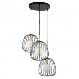 Pendant Light Bell 3 40729 3xG9 12W 50x50x Max 120cm Black-Gold Sigma Lighting BLACK-GOLD
